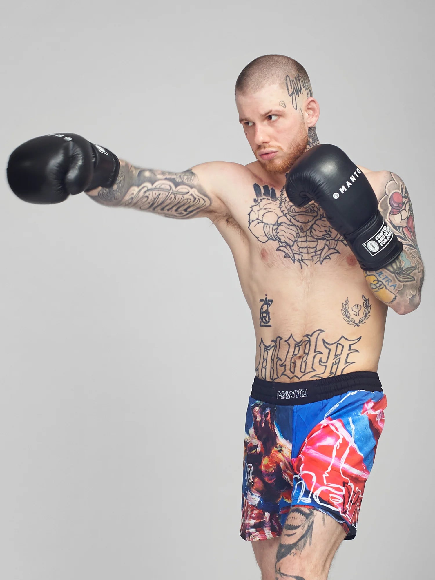 БОКСЕРСЬКІ РУКАВИЦІ MANTO IMPACT+ ЧОРНІ