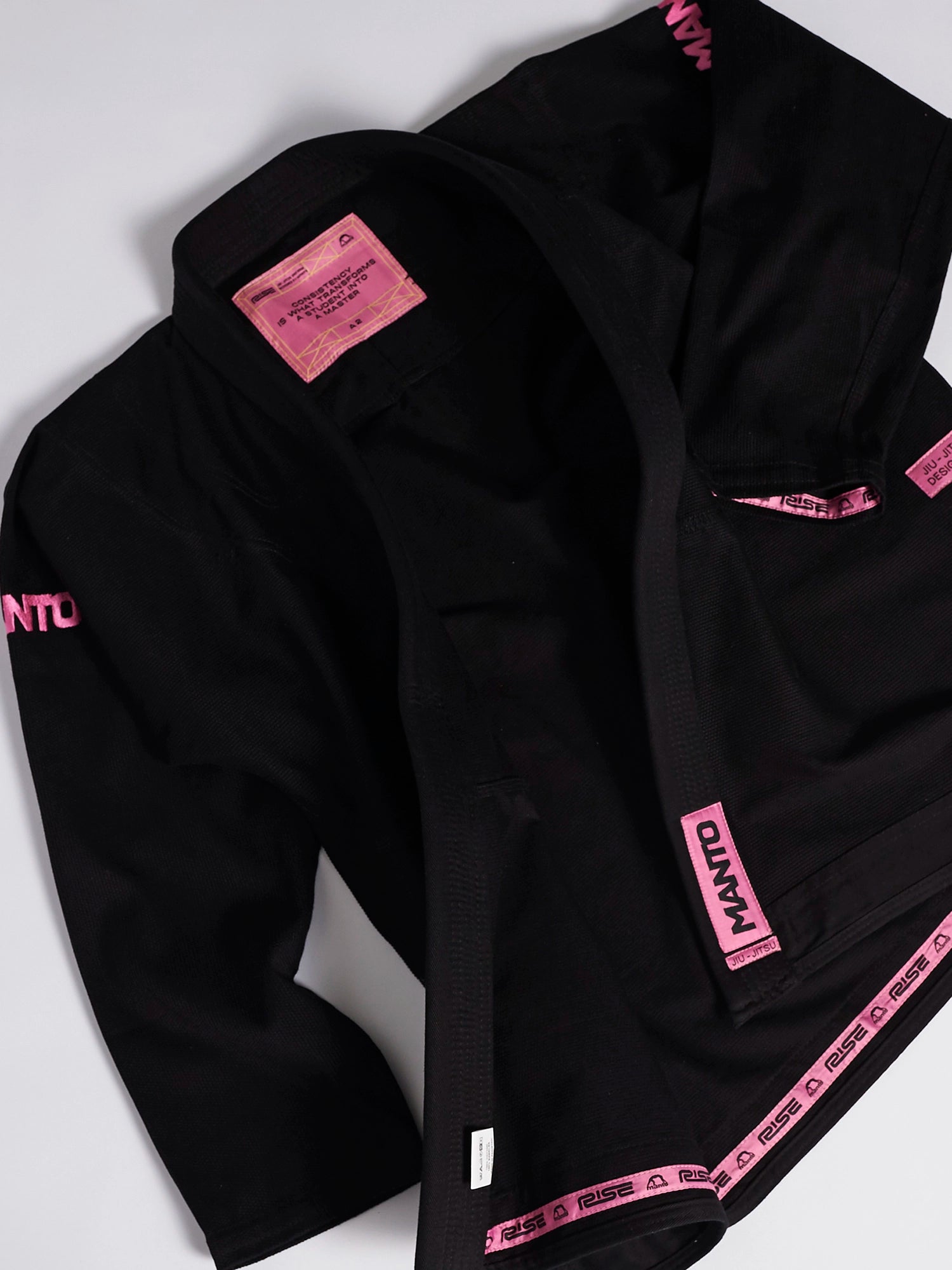 BJJ GI MANTO RISE 2.0 (чорний/рожевий)