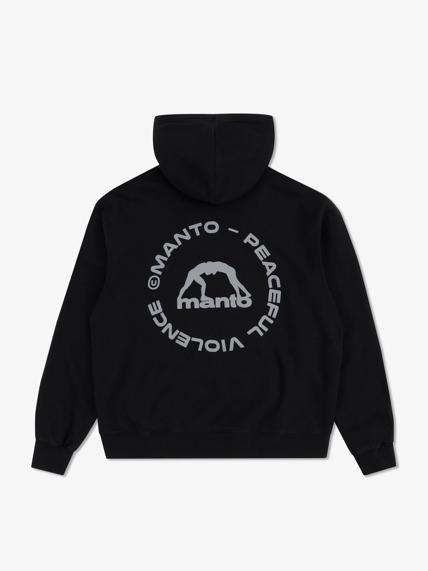 ХУДІ MANTO LABEL 25 OVERSIZE ЧОРНЕ