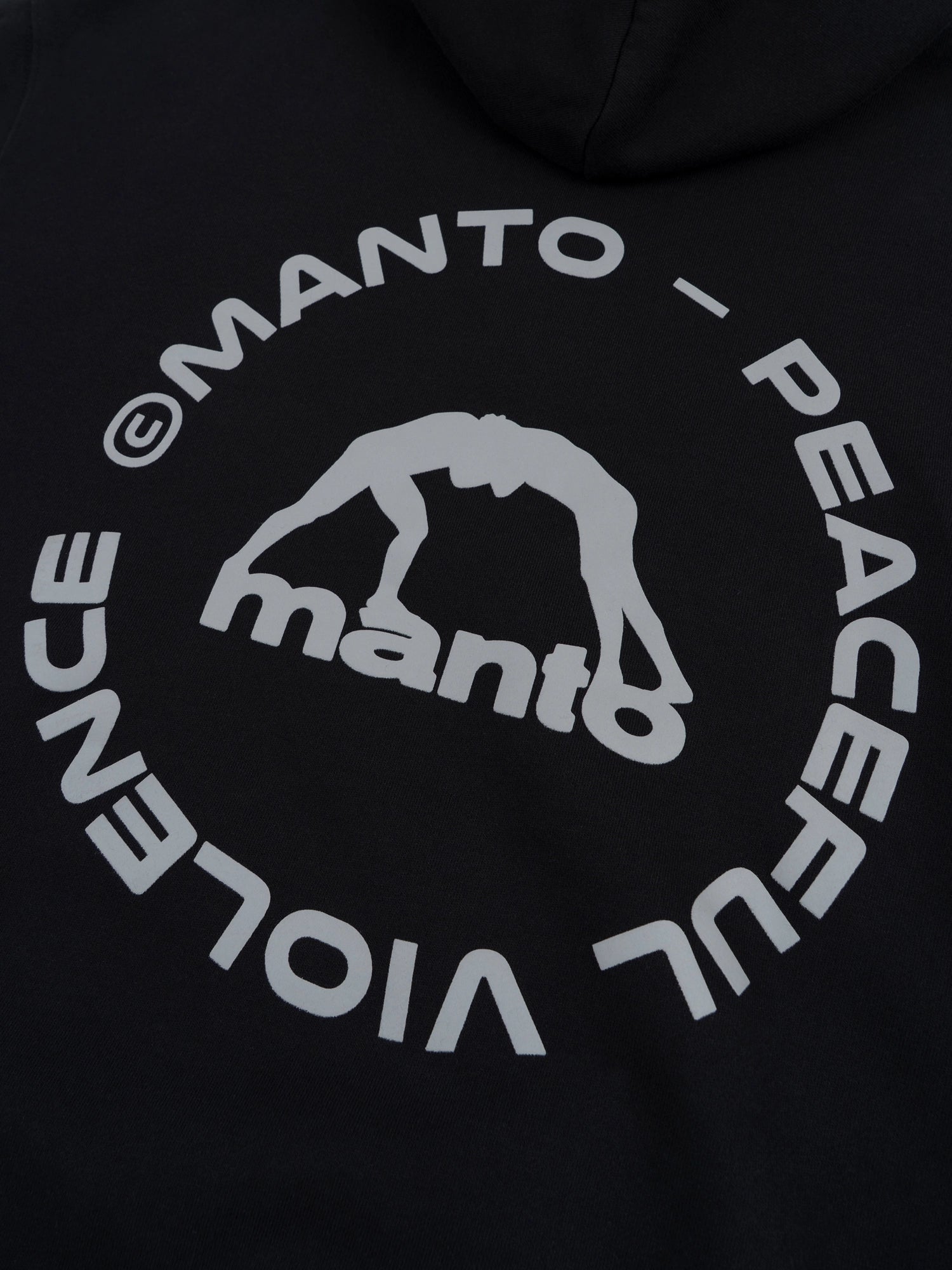 ХУДІ MANTO LABEL 25 OVERSIZE ЧОРНЕ