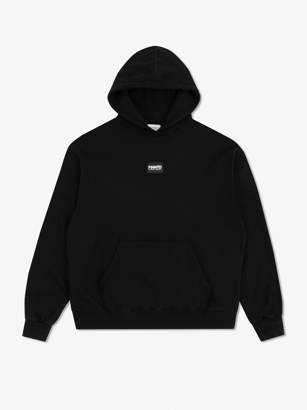 ХУДІ MANTO LABEL 25 OVERSIZE ЧОРНЕ