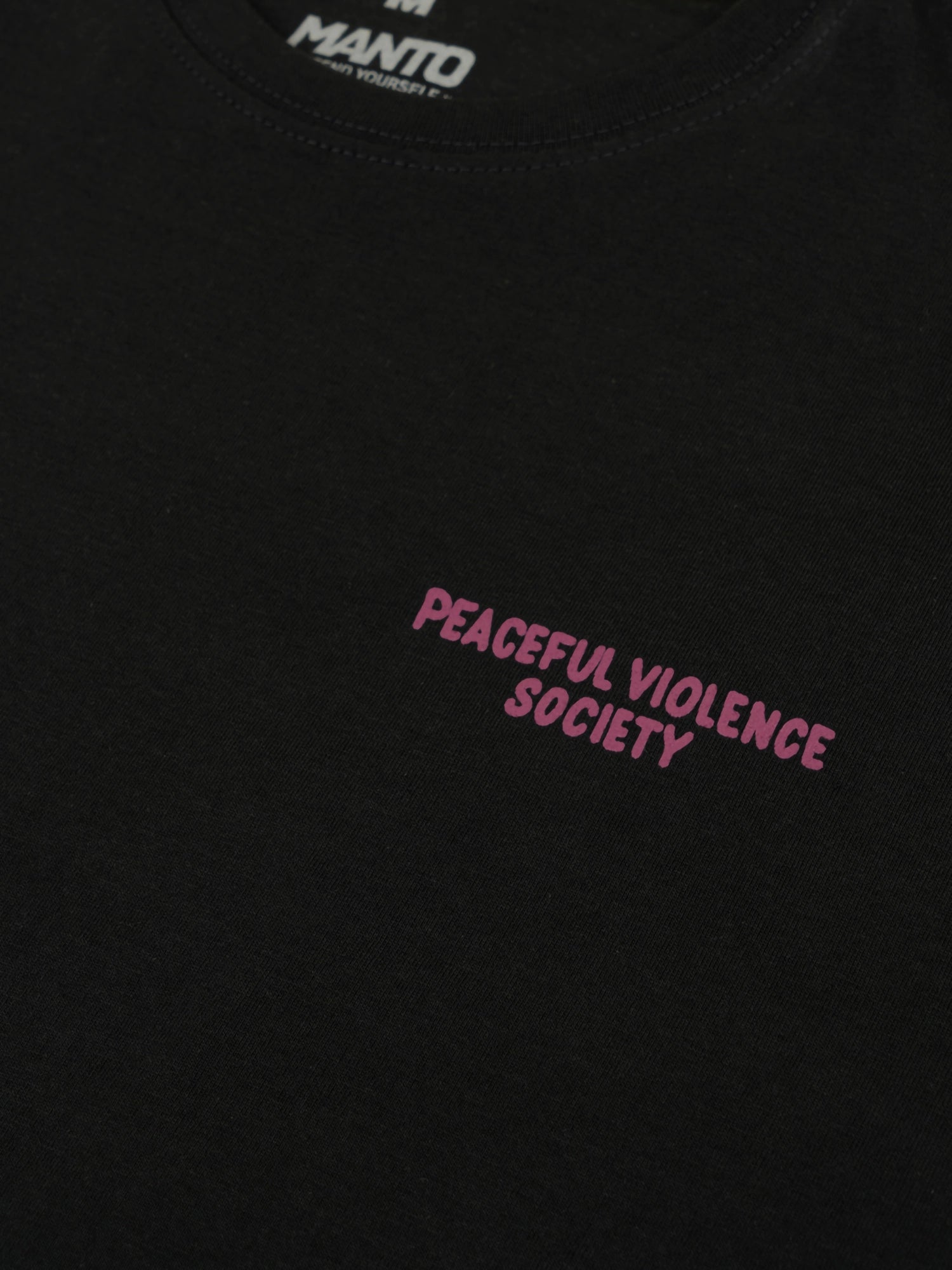 ФУТБОЛКА MANTO SOCIETY 25 ЧОРНИЙ ОНІКС