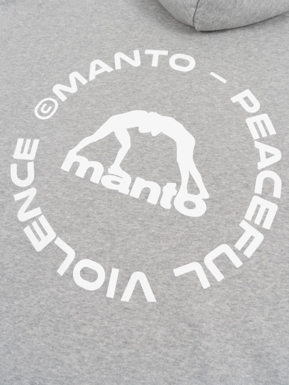 ХУДІ MANTO LABEL 25 OVERSIZE СІРЕ