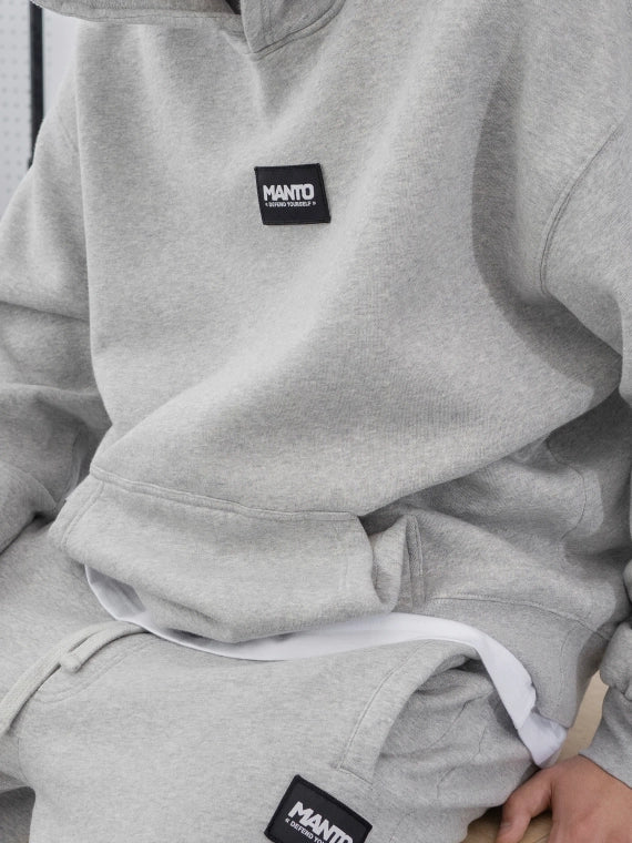 ХУДІ MANTO LABEL 25 OVERSIZE СІРЕ