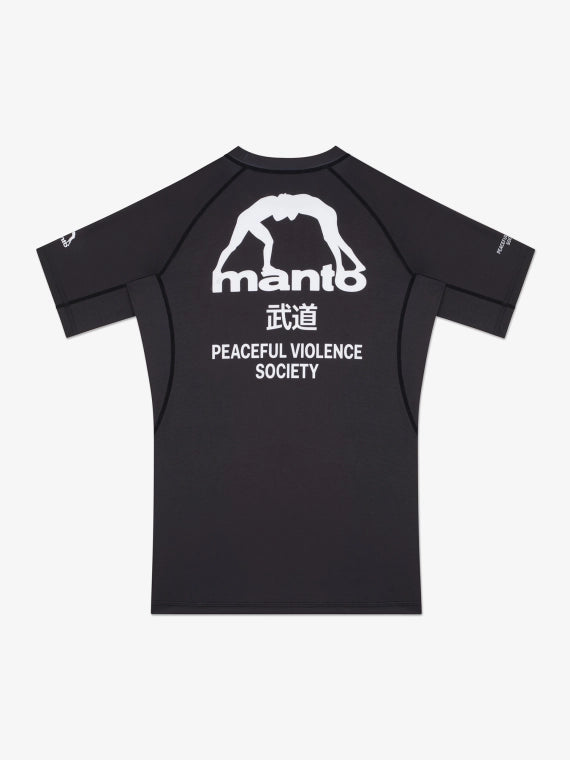 РАШГАРД MANTO SOCIETY ЧОРНИЙ