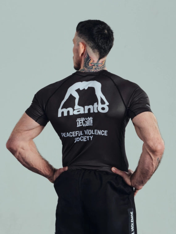 РАШГАРД MANTO SOCIETY ЧОРНИЙ