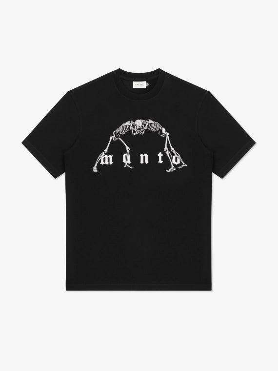 ФУТБОЛКА MANTO BONES ЧОРНА