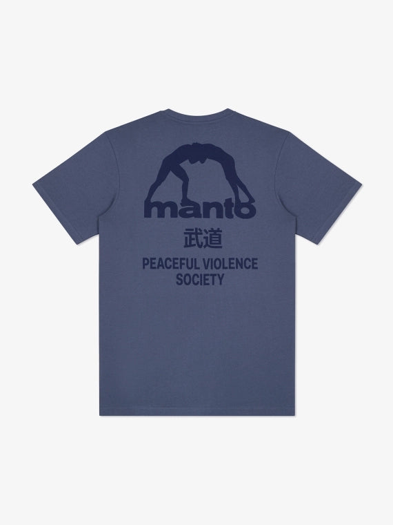 ФУТБОЛКА MANTO SOCIETY СИНЯ