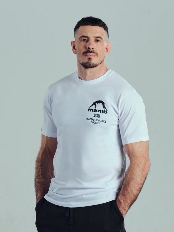 ФУТБОЛКА MANTO SOCIETY БІЛА