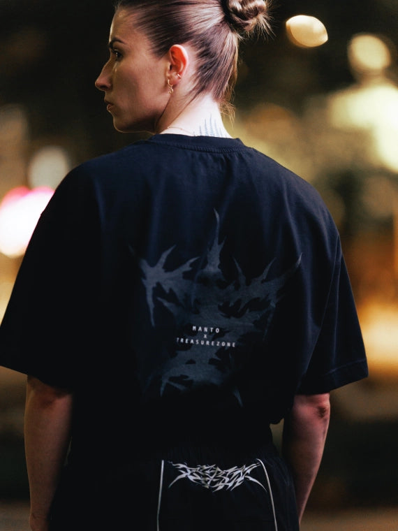 ФУТБОЛКА MANTO TREASURE ZONE OVERSIZE ЧОРНА
