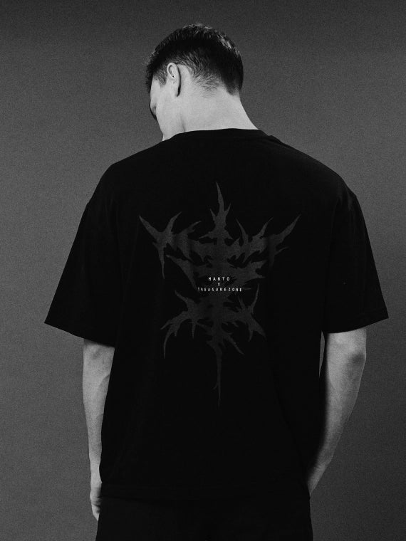 ФУТБОЛКА MANTO TREASURE ZONE OVERSIZE ЧОРНА